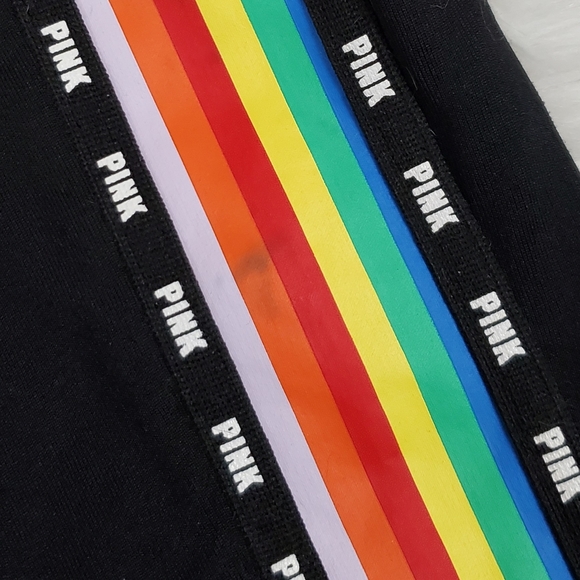 VS PINK Rainbow Stripe Skinny Track Pant - Picture 15 of 15